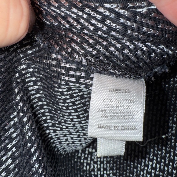 Express Black and White Polka Dot Blouse - Picture 5 of 5